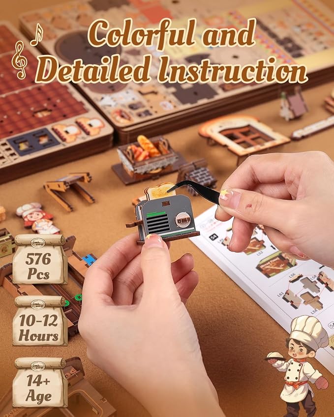 CUTEBEE 3D Wooden Puzzles for Adults - Image 4