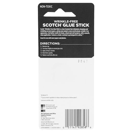 Scotch Wrinkle-Free Glue Sticks, .27 oz Each - Image 3