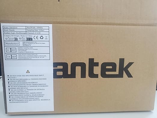 Hantek DSO2D10 Digital Storage Oscilloscope 100MHz Bandwidth 2CH Dual Channel 1GSa/s 8M Memory Depth with 1CH Waveform Generator
