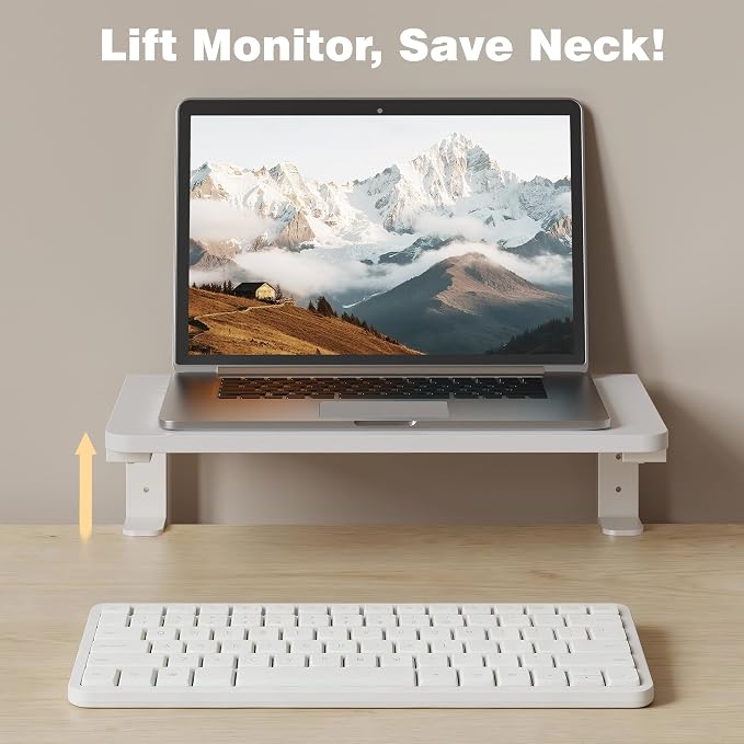 Desk Extender, 15-inch Clamp-On Desk Shelf, Height-Adjustable Desktop Shelf - Image 4