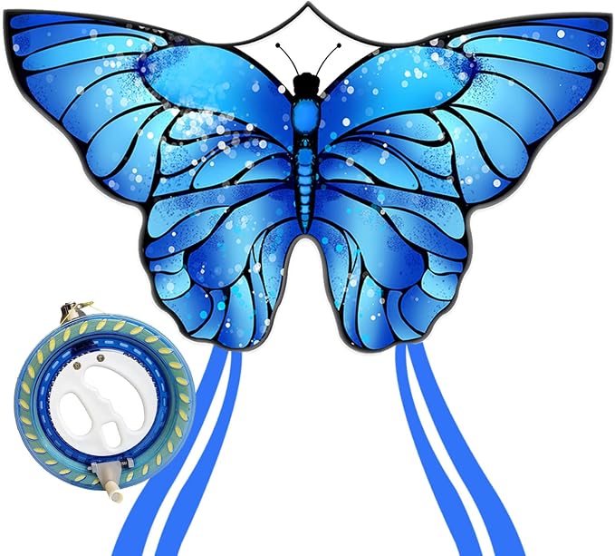 Butterfly Kites for Kids and Adults, 300ft String Handle Included by Kaiciuss