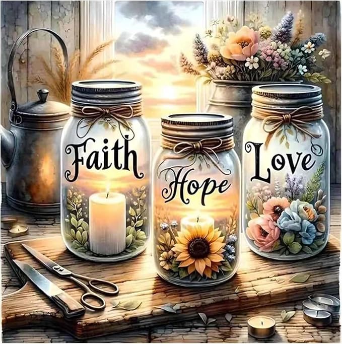 Stamped Cross Stitch Kits for Adults by DIYHomeDecor