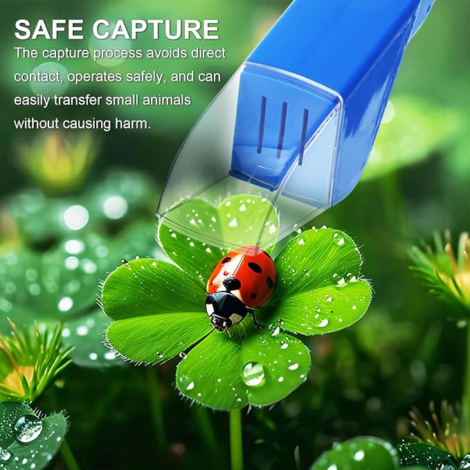2Pcs Small Animals Catcher Quick Release Humane Catching Tool Clear Contactless - Image 5