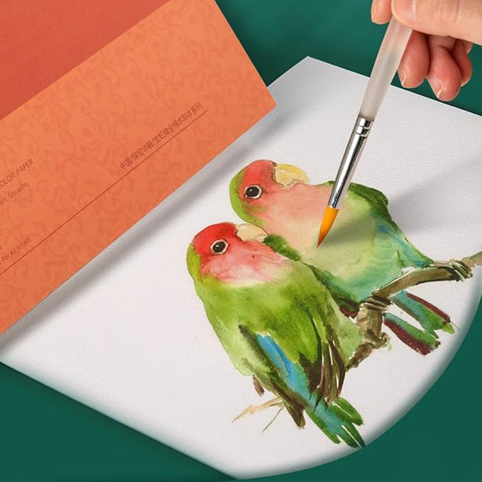 MEEDEN 8.3×12" Cotton Watercolor Paper Block, Smooth Surface Watercolor Paper - Image 6