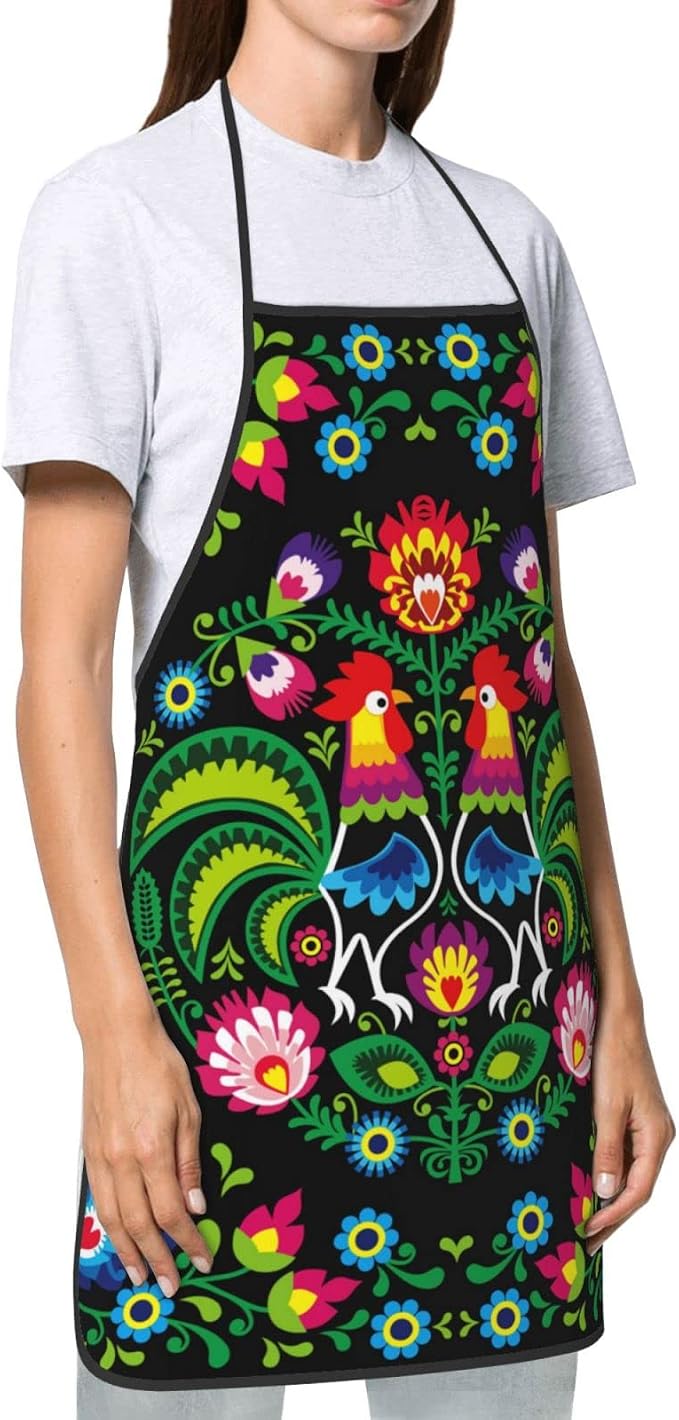 Apron Cooking Chef Work Shop Women Men Baking Decorations Painting Bbq Grilling - Image 4
