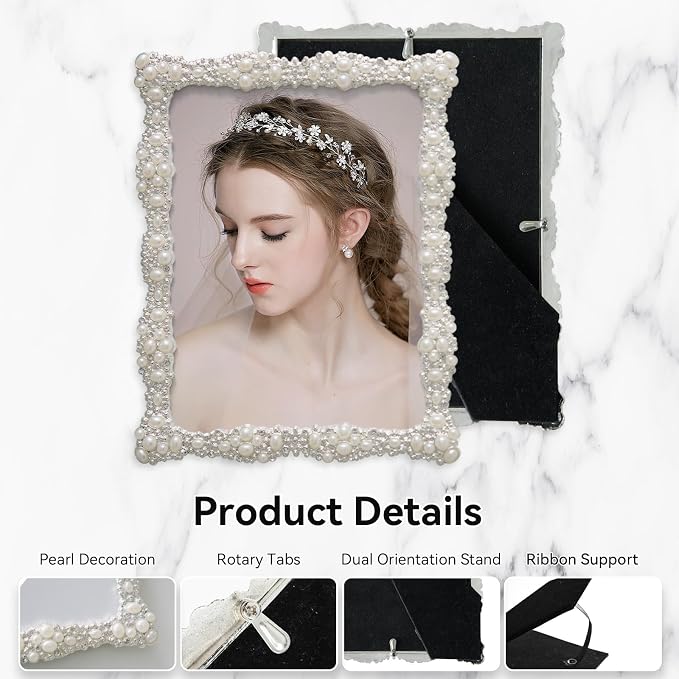 DIKAR 6x8 Picture Frame with Pearl - Image 5