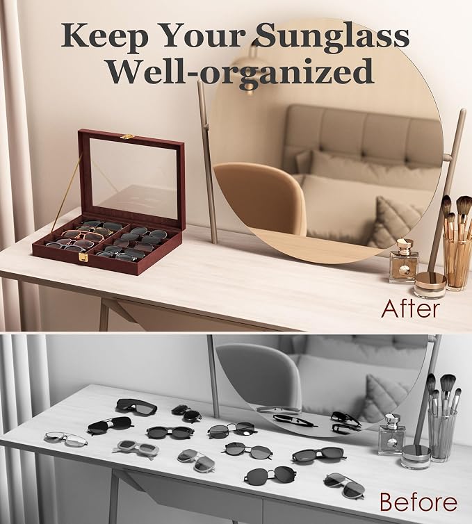 NEWLOOP 10/30 Slots Sunglass Organizer - Image 6