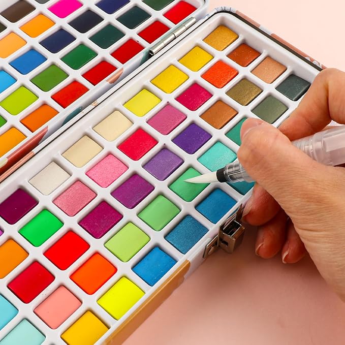 Grabie 100 Colors Watercolor Paint Set - Image 4
