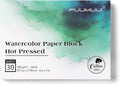 Fuumuui Watercolor Paper Block 5x7 Inch, Smooth Surface 100% Cotton Watercolor by FUUMUUI