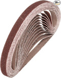 HARFINGTON 1/2 x 24 Inch Sanding Belts, 20 Pcs 60 Grit Aluminum Oxide Abrasive Belt Sander File Belt for Woodworking, Metal Polishing, Knife Sharpener