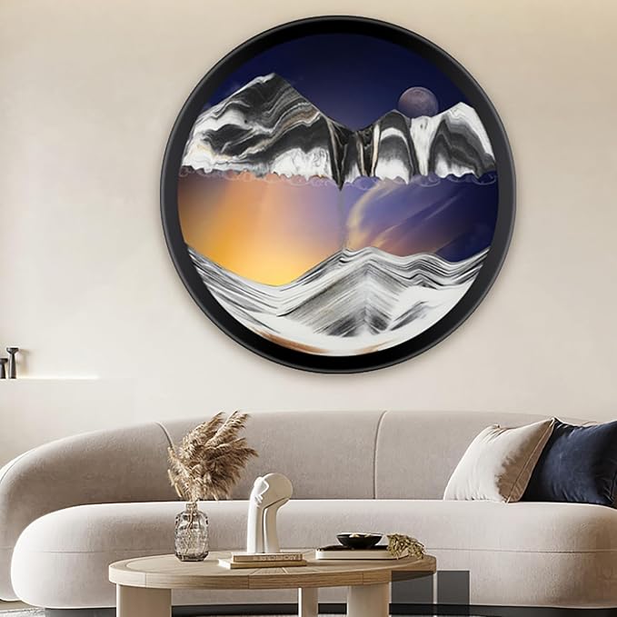 PROEATS Moving Sand Art, Wall Art Deep Sea Sandscape Room Decoration, by PROEATS