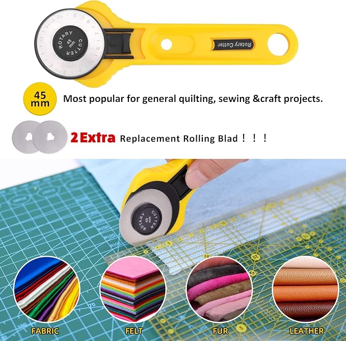 78 Pcs Rotary Cutter Set - Image 3