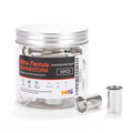 HKS 10PCS Non-Insulated Wire Ferrules- AWG4/0-120.0mm² Copper Barrel Pin Cord Terminals for Wiring Electrical Crimp EN120-30