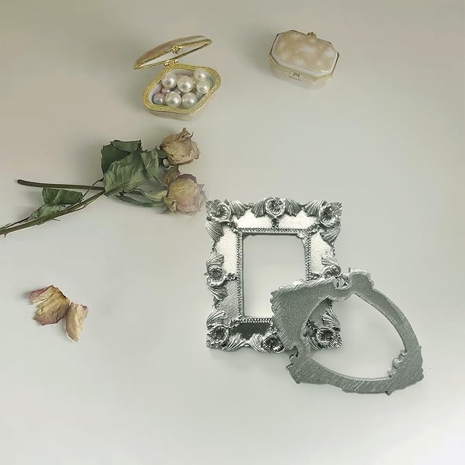 5 Pcs Siver Mini Frames - Image 6