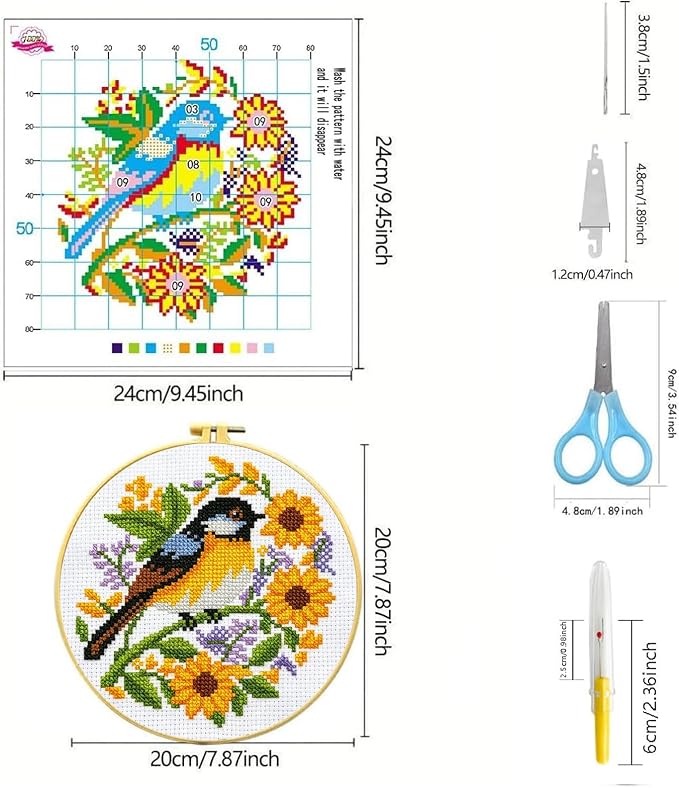Zhenqing Book Lover's Cross Stitch Kit - Image 4