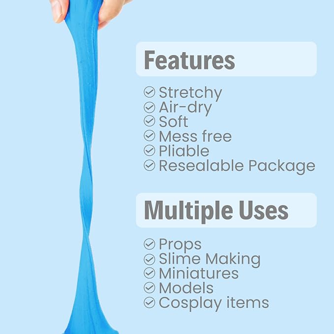 BOHS Sky Blue Modeling Foam Clay - Image 2