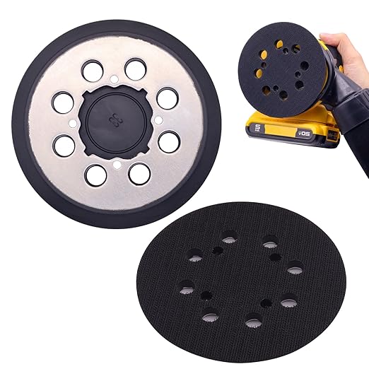 2 Pack Sander Replacement Pads, 5 Inch Metal Sanding Pad Competible with DEWALT DWE6423, 6423K, DWE6421, 6421K, DCW210B Random Orbit Sanders, DWE64233 N329079 Replacement Sander Pad