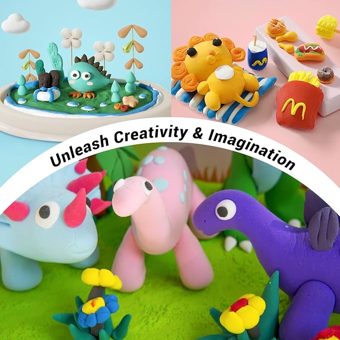 Drawdart Air Dry Clay- 36 Colors Modeling Clay Kit - Image 5