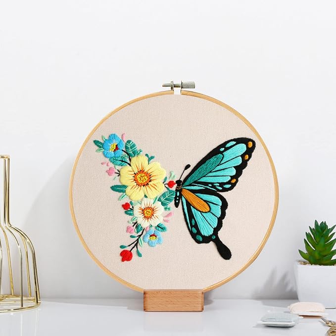 Santune 3 Pack Embroidery Kit for Beginners Adults Cross Stitch Kits - Image 5