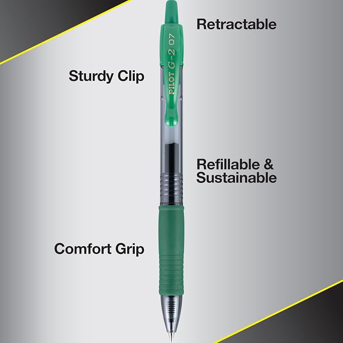 Pilot G2 Premium Gel Roller Pens, Fine Point 0.7 mm, Journaling and Office - Image 4