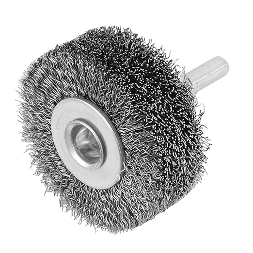 6 Pack 2 Inch Heavy Duty Wire Wheel Brush for Drill - 0.0118" Carbon Steel Bristles, 1/4" Hex Shank, 20000 RPM, Professional Paint & Rust Remover