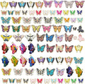 WOCRAFT 120pc Assorted Enamel Bracelet Butterfly Charms by WOCRAFT