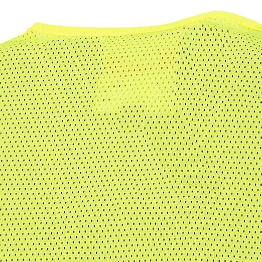 Pioneer Hi Vis Mesh Safety Vest - for Traffic & Public Workers - Cool & Lightweight - Class 2 - Reflective Tape - Yellow