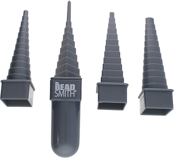 The Beadsmith Mandrel 4X, Wire Wrapping Set, 4 Different Shapes, Round and - Image 3