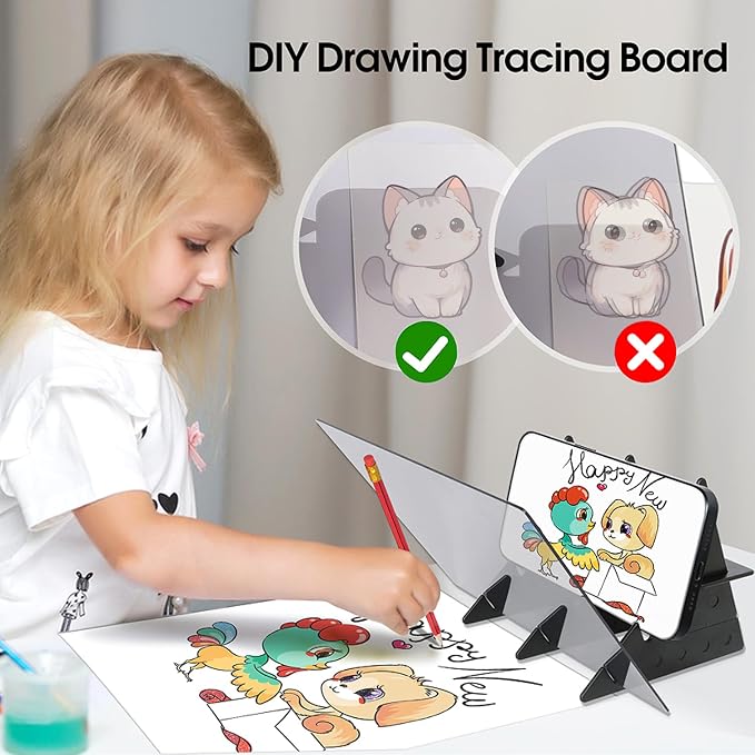 Optical Image Drawing Board, Easy Tracing Drawing Sketching Tool, Sketch - Image 4