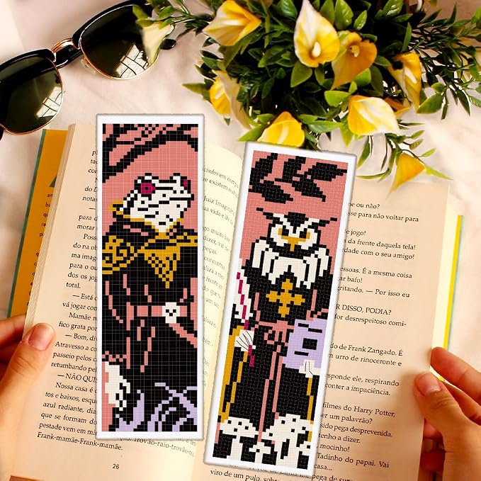 ACRNIGHEET 6PCS Cross Stitch Bookmark Kit - Image 7