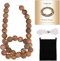 10mm Matte Picasso Jasper Bead, 15-Inch Matte Round Loose Stone Beads by THRELE