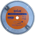 Yolan 8-1/4-Inch 80 Teeth Circular Saw Blade with 5/8-Inch Diamond Knockout Arbor, 8-1/4" Tungsten Carbide Tip for Cutting Aluminum, Non-Ferrous Metal Table Saw Accessories,Polished Miter Saw Blade