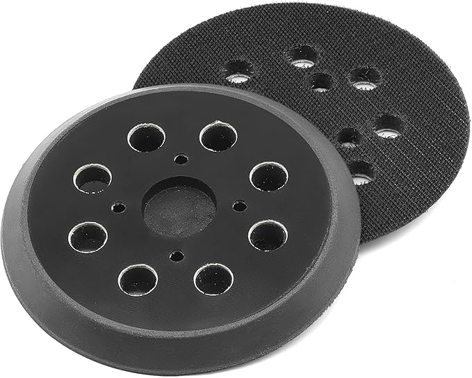 5 Inch 8 Hole Orbital Sander Pads for Milwaukee 6021-21, 6034-21 Sanders,2 Pack Premium Hook and Loop Orbital Sander Replacement Pad for Pad Part Number 51-36-7100