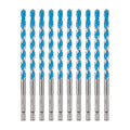 toolant 5/16" Concrete Drill Bit Set & Masonry Drill Bit Set, Shockproof Hex Shank Hammer Drill Bit Set for Glass/Brick/Plastic/Cement/Tile, Industrial Strength Carbide Drill Bit Tip 1/4" Box of 10