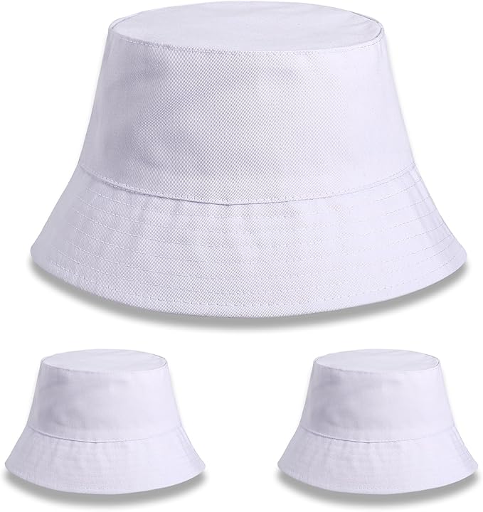 Bucket Hats Bulk Solid Color DIY Blank Hat Bucket Hats by DASSNANE