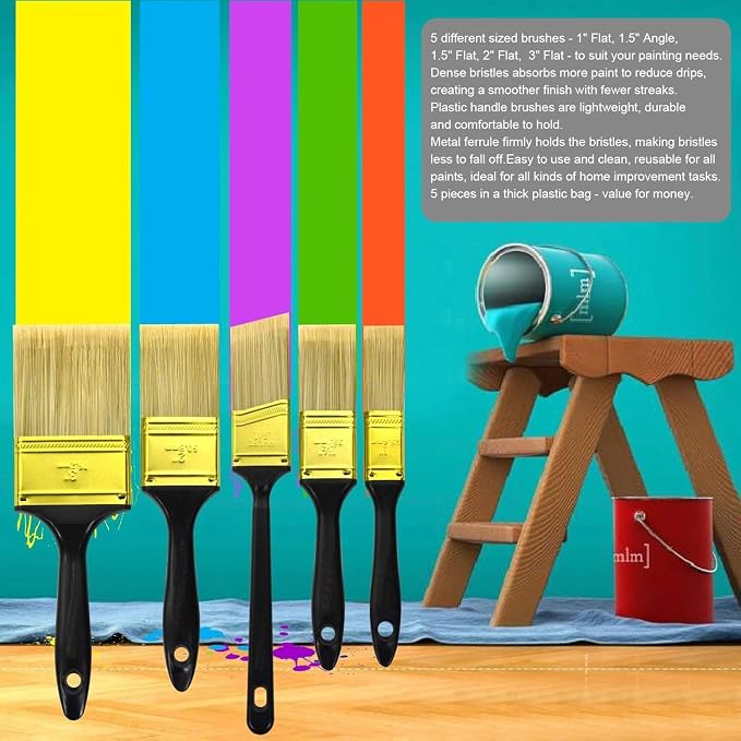 Great Andrew Paint Brushes, Paint Brushes Set - Image 9