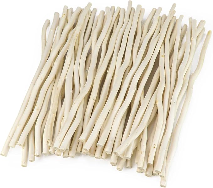 50Pcs Natural Twigs, Driftwood Branches, Unfinished Timber Rods by YOLUFER