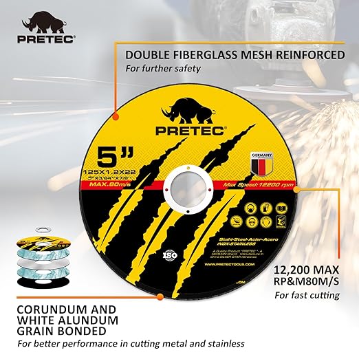Grinding & Cutting Wheels 5 inch Set