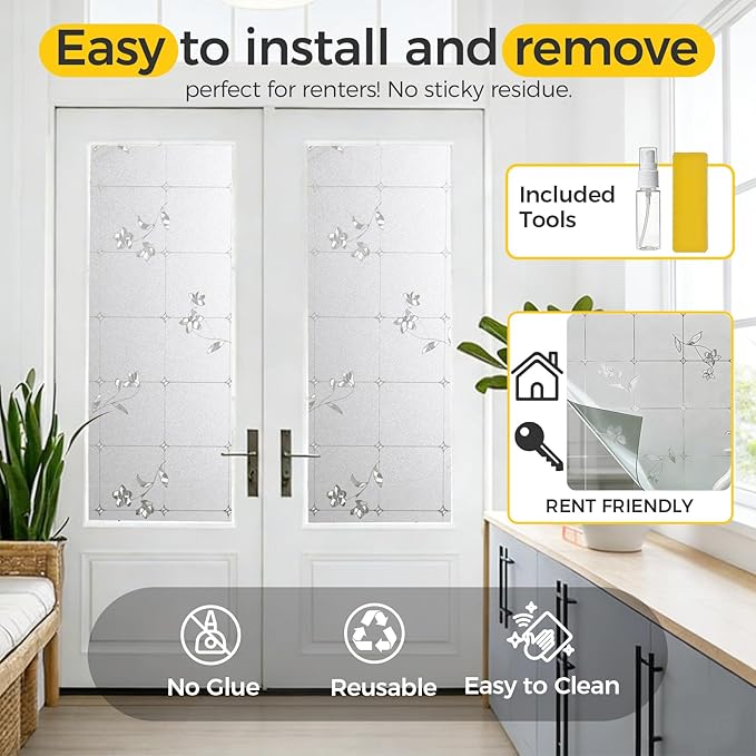 OHTMERU Window Privacy Film Decorative - Image 5