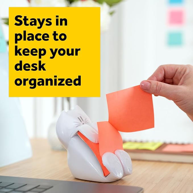 Post-it Dispenser, Sticky Note Holder, Includes 45 Pop-Up Sheets of 3 in x 3 in - Image 4