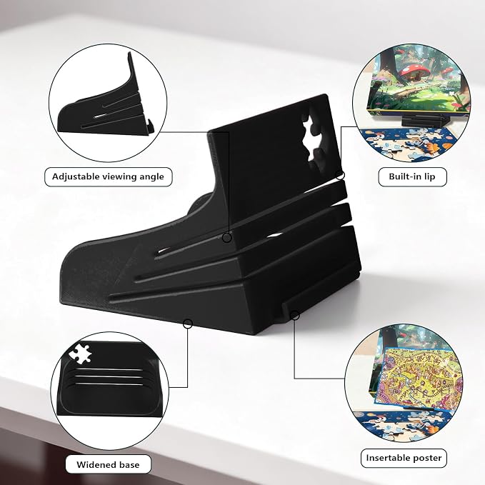 Jigsaw Puzzle Box Stand – Adjustable 3 Angle Puzzle Lid Holder, Puzzle Poster - Image 3