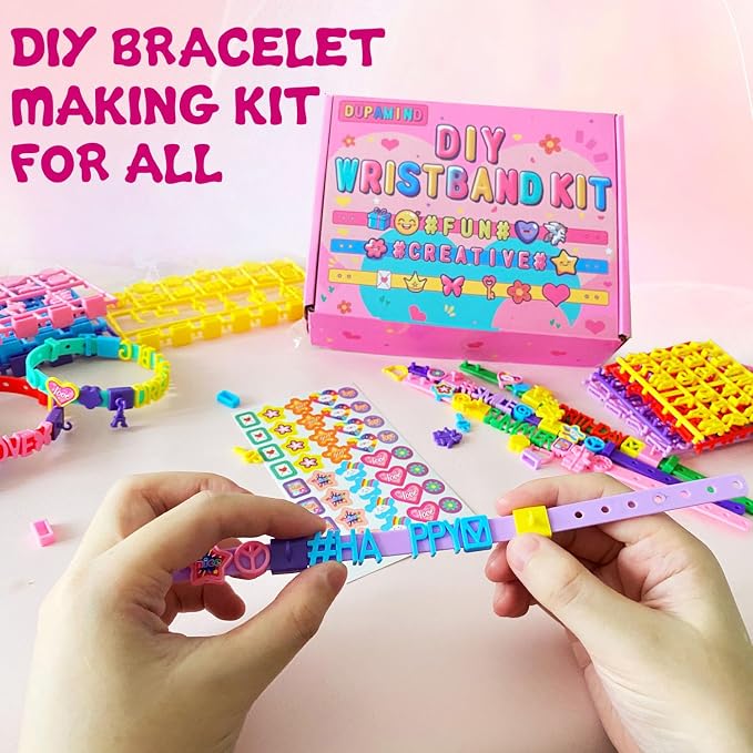 Art & Craft Kits for Kids, Birthday Gifts Friendship Bracelet Making Kit for - Image 5
