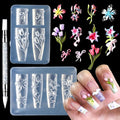 3D Flowers Nail Molds by SUTOZMIWE