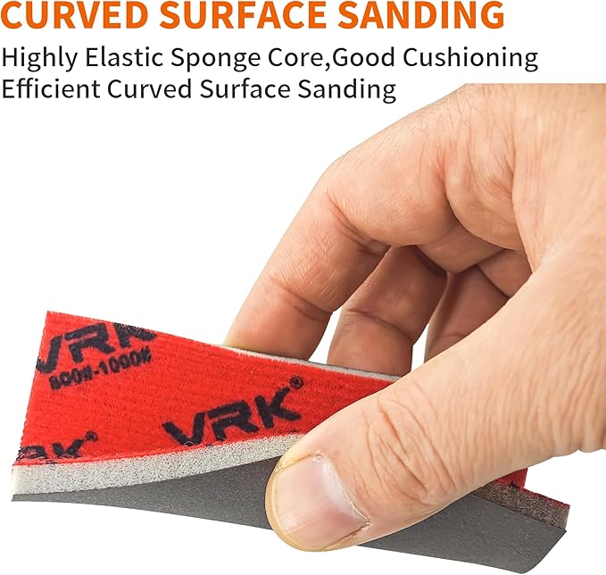 28 Pcs 800-1000 Grit Sanding Sponge,Ultra Fine Sandpaper,Soft Foam Hand Sander Block Wet Dry Sanding Pads for Automobile Wood Furniture Metal Drywall Polishing