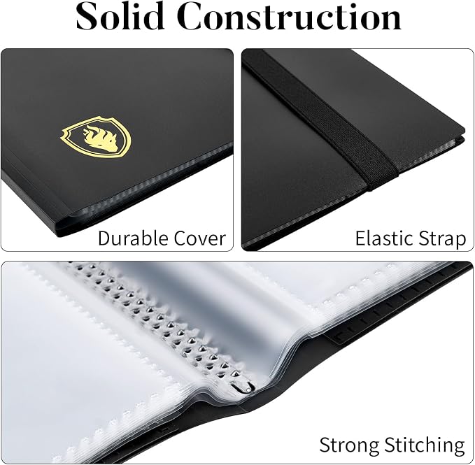 Card Binder 9 Pocket, Fabmaker 396 Pockets Trading Card Binder, Premium - Image 3