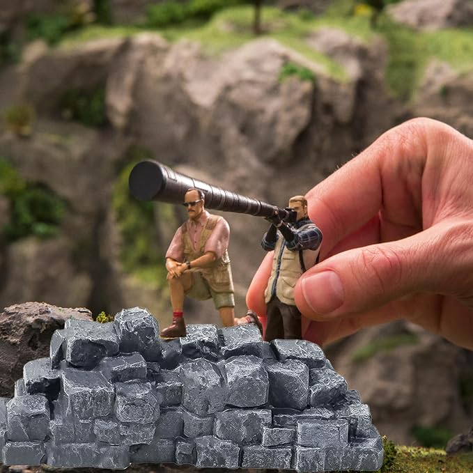 Warmtree Stone Wall Ruins for Terrain Sets, Miniature Terrain Building Tabletop - Image 6