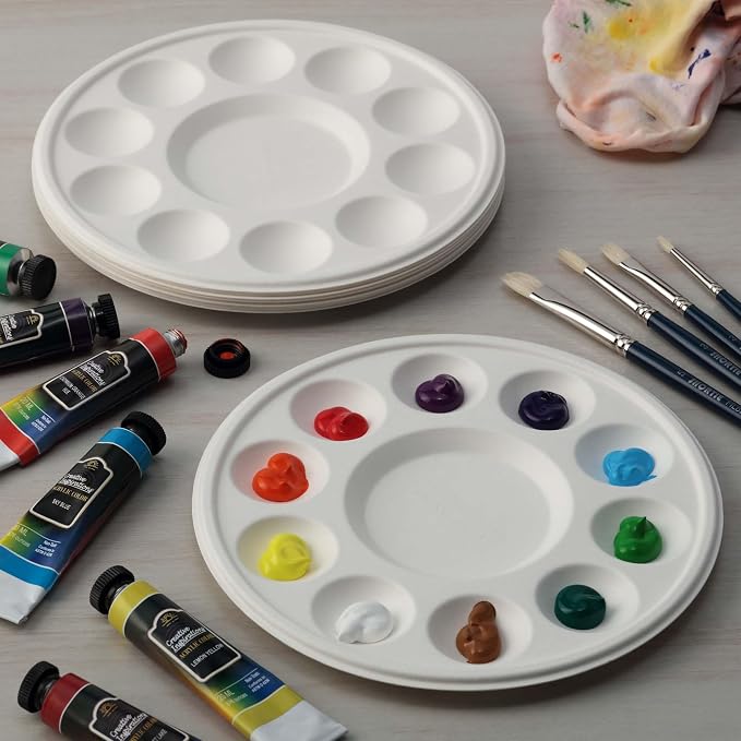 Creative Mark Disposable Paint Palette, 7-3/8" Diameter, 10 Pack - Image 6