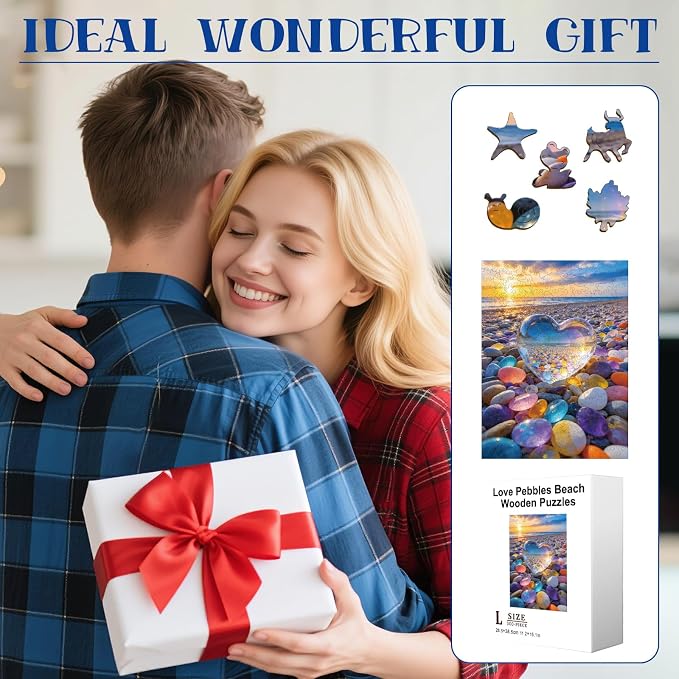 300pcs Wooden Puzzles for Adults Unique Animal Shaped Pieces | Colorful Funny - Image 7