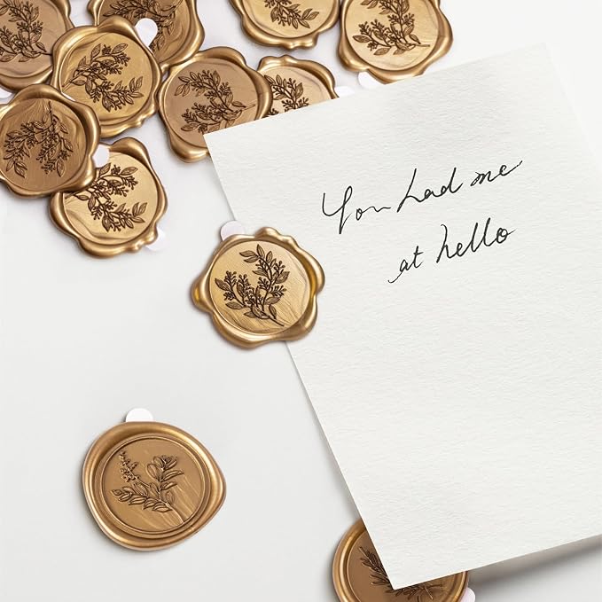 60 Pcs Wax Seal Stickers Set - Image 5