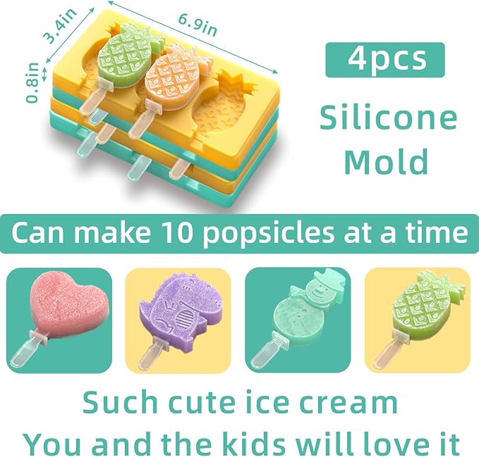 Kids Cartoon Popsicle Molds - Image 5